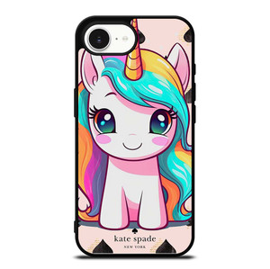 KATE SPADE NEW YORK LOGO PRETTY UNICORN iPhone 16e Case Cover