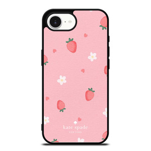 KATE SPADE NEW YORK LOGO STRAWBERRIES iPhone 16e Case Cover