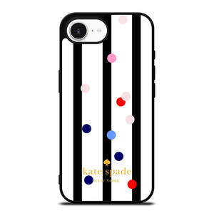 KATE SPADE STRIPE POLKADOTS iPhone 16e Case Cover