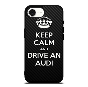 KEEP CALM AND DRIVE AUDI CARBON iPhone 16e Case Cover