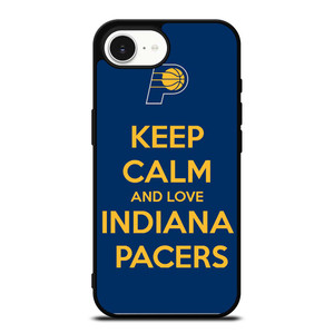 KEEP CALM AND LOVE INDIANA PACERS iPhone 16e Case Cover