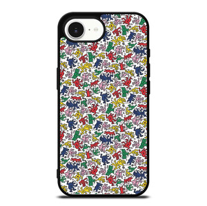 KEITH HARING ART COLORFUL FIGURES iPhone 16e Case Cover