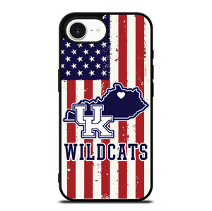 KENTUCKY WILDCATS AMERICAN FLAG iPhone 16e Case Cover
