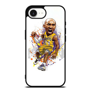 LA LAKERS KOBE BRYANT CARTOON iPhone 16e Case Cover