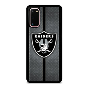 LAS VEGAS RAIDERS NFL METAL STRIPE Samsung Galaxy S20 Case Cover