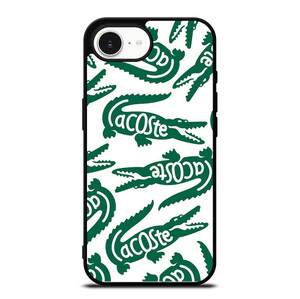 LACOSTE PATTERN iPhone 16e Case Cover LACOSTE PATTERN iPhone 16e Case Cover