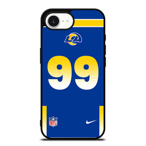 LOS ANGELES RAMS AARON DONALD 99 NFL NIKE iPhone 16e Case Cover