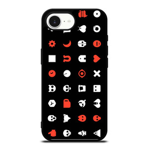 LOVE DEATH AND ROBOTS PATTERN iPhone 16e Case Cover LOVE DEATH AND ROBOTS PATTERN iPhone 16e Case Cover