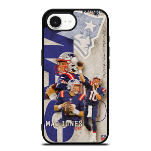MAC JONES NEW ENGLAND PATRIOT NFL iPhone 16e Case Cover MAC JONES NEW ENGLAND PATRIOT NFL iPhone 16e Case Cover