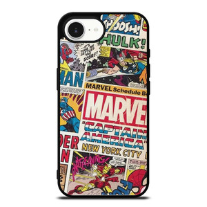 MARVEL COMICS COLLAGE iPhone 16e Case Cover MARVEL COMICS COLLAGE iPhone 16e Case Cover