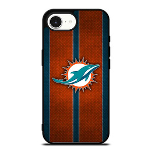 MIAMI DOPHINS NFL METAL STRIPE iPhone 16e Case Cover
