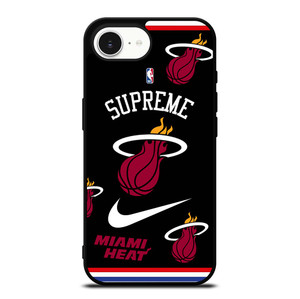 MIAMI HEAT NBA X SUPREME NIKE iPhone 16e Case Cover