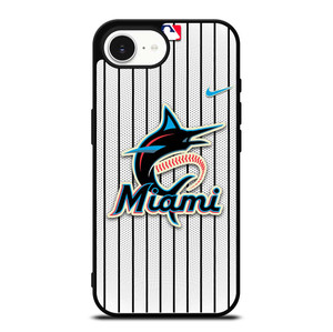 MIAMI MARLINS MLB NIKE iPhone 16e Case Cover MIAMI MARLINS MLB NIKE iPhone 16e Case Cover