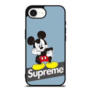 MICKEY MOUSE SUPREME BLUE iPhone 16e Case Cover MICKEY MOUSE SUPREME BLUE iPhone 16e Case Cover