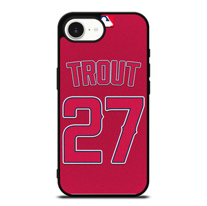 MIKE TROUT LOS ANGELES ANGELS MLB iPhone 16e Case Cover