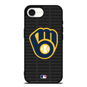 MILWAUKEE BREWERS BASEBALL BLACK iPhone 16e Case Cover MILWAUKEE BREWERS BASEBALL BLACK iPhone 16e Case Cover