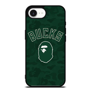 MILWAUKEE BUCKS X BAPE CAMO iPhone 16e Case Cover MILWAUKEE BUCKS X BAPE CAMO iPhone 16e Case Cover