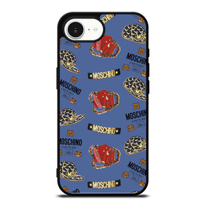 MOSCHINO BEAR COUTURE PATTERN iPhone 16e Case Cover