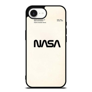 NASA LOGO WHITEI CON iPhone 16e Case Cover
