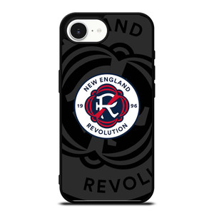 NEW ENGLAND REVOLUTION MLS BLACK iPhone 16e Case Cover