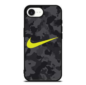 NIKE SWOOSH BLACK CAMO iPhone 16e Case Cover