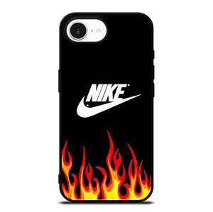 NIKE SWOOSH IN FLAMES iPhone 16e Case Cover NIKE SWOOSH IN FLAMES iPhone 16e Case Cover