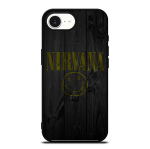 NIRVANA ROCK BAND WOODEN LOGO iPhone 16e Case Cover