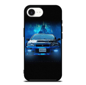 NISSAN GTR GODZILLA BLUE iPhone 16e Case Cover