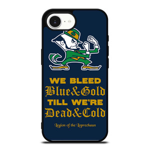NOTRE DAME BLEED BLUE AND GOLD iPhone 16e Case Cover