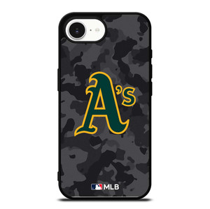OAKLAND ATHLETICS BASEBALL BLACK CAMO iPhone 16e Case Cover