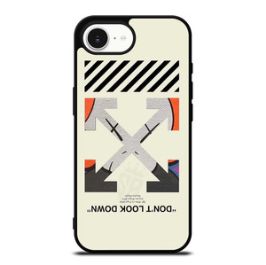 OFF WHITE KAWS LOGO DONT LOOK DOWN iPhone 16e Case Cover