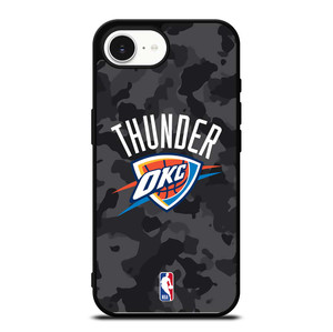 OKLAHOMA CITY THUNDER BLACK CAMO iPhone 16e Case Cover