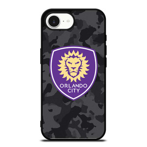 ORLANDO CITY SC MLS BLACK CAMO iPhone 16e Case Cover ORLANDO CITY SC MLS BLACK CAMO iPhone 16e Case Cover