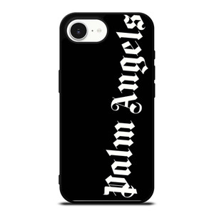PALM ANGELS BLACK LOGO iPhone 16e Case Cover