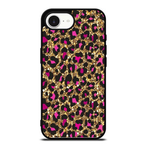 PINK LEOPARD GLITTER SKIN iPhone 16e Case Cover