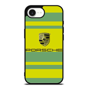 PORSCHE CAR LOGO YELLOW GREEN ICON iPhone 16e Case Cover PORSCHE CAR LOGO YELLOW GREEN ICON iPhone 16e Case Cover