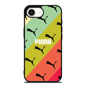 PUMA LOGO STRIPE PATTERN iPhone 16e Case Cover
