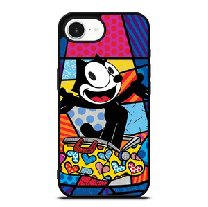 ROMERO BRITTO FELIX THE CAT ART iPhone 16e Case Cover