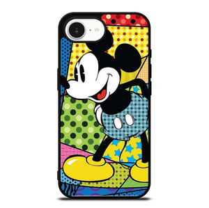 ROMERO BRITTO MICKEY MOUSE ART iPhone 16e Case Cover