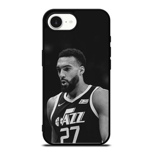 RUDY GOBERT UTAH JAZZ BLACK iPhone 16e Case Cover RUDY GOBERT UTAH JAZZ BLACK iPhone 16e Case Cover