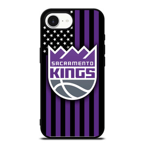 SACRAMENTO KINGS NBA USA FLAG iPhone 16e Case Cover