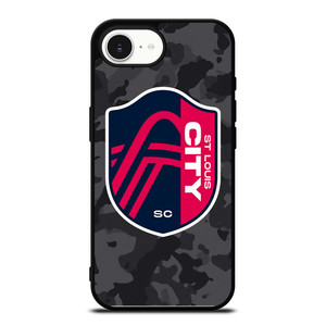 SAINT LOUIS CITY MLS BLACK CAMO iPhone 16e Case Cover