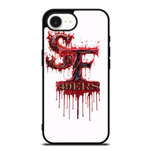 SAN FRANCISCO 49ERS FOOTBALL BLOODY LOGO iPhone 16e Case Cover