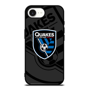 SAN JOSE EARTHQUAKES MLS BLACK iPhone 16e Case Cover SAN JOSE EARTHQUAKES MLS BLACK iPhone 16e Case Cover