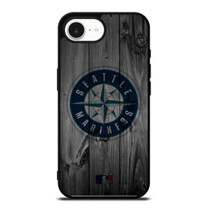 SEATTLE MARINERS BASEBALL MLB WOOD LOGO iPhone 16e Case Cover