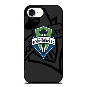 SEATTLE SOUNDERS FC MLS BLACK iPhone 16e Case Cover SEATTLE SOUNDERS FC MLS BLACK iPhone 16e Case Cover