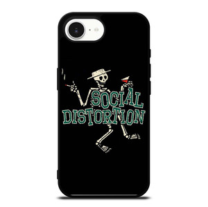 SOCIAL DISTORTION SKULL ART iPhone 16e Case Cover
