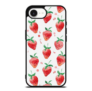 STRAWBERRY BRUSHED PATTERN iPhone 16e Case Cover STRAWBERRY BRUSHED PATTERN iPhone 16e Case Cover