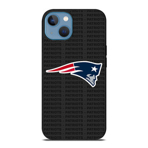 NEW ENGLAND PATRIOTS FOOTBALL TEXT iPhone 13 Case Cover