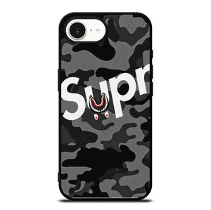 SUPREME BAPE SHARK iPhone 16e Case Cover SUPREME BAPE SHARK iPhone 16e Case Cover